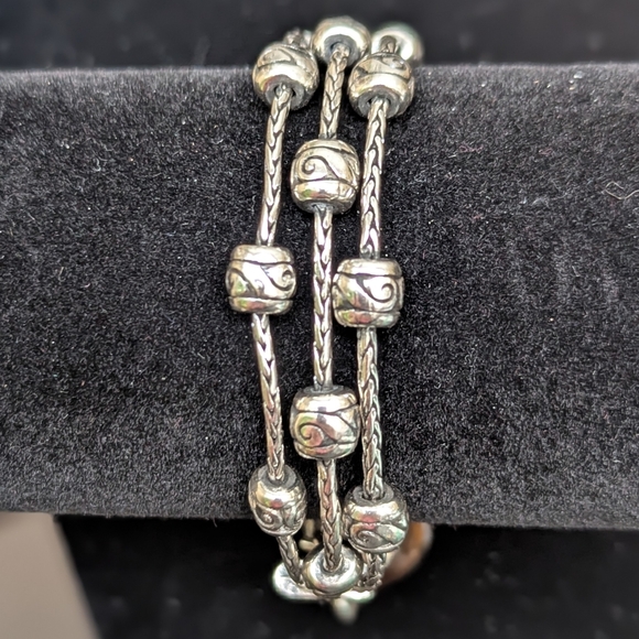 Brighton Silver Heart Charm Bracelet - Picture 4 of 7